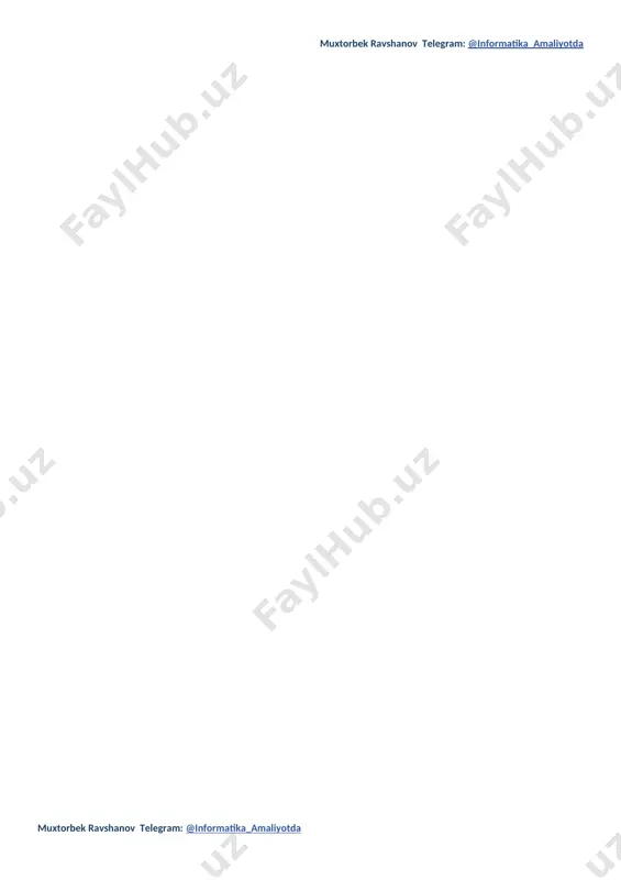 "tovush va videoni tahrirlash 10-bobdan test savollar javoblari bilan" - Page 5