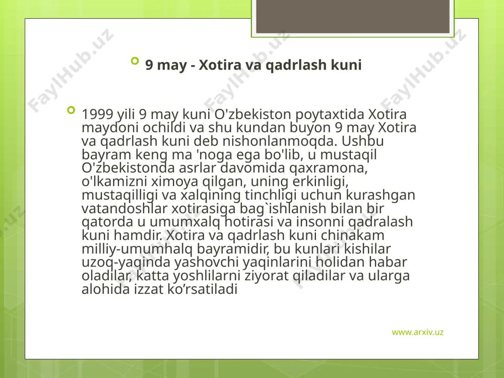 o'zbekiston milliy bayramlari - Page 5