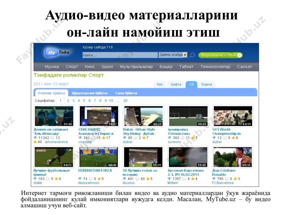 интернет тармоғи видео материаллари - Page 4
