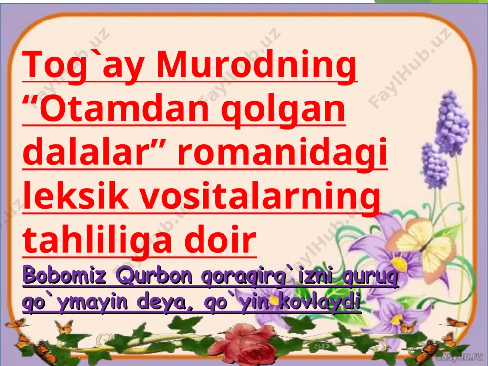 badiiy asar tilini o'rganish yo'nalishlari - Page 3