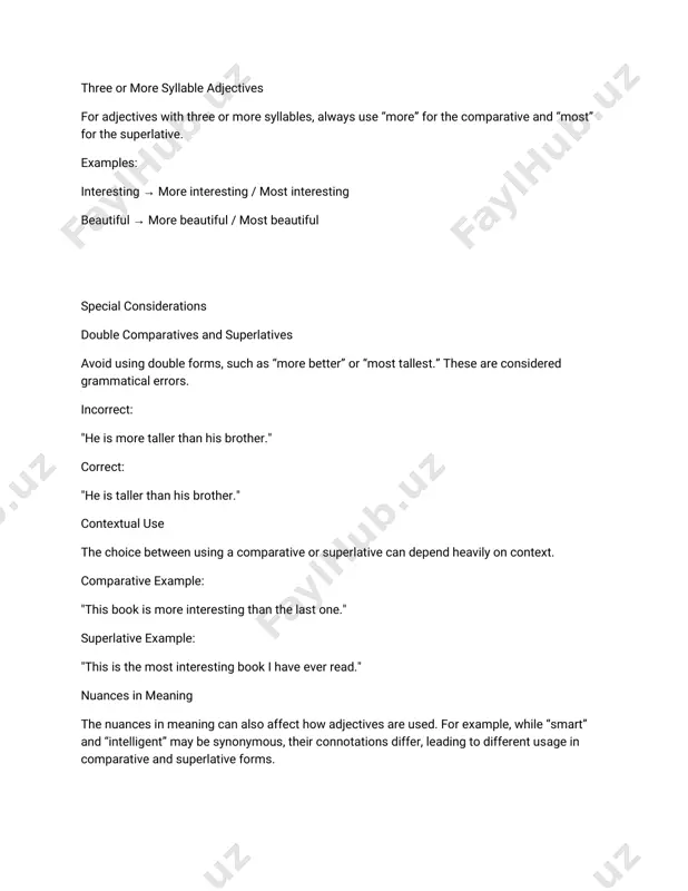 adjective degrees - Page 4