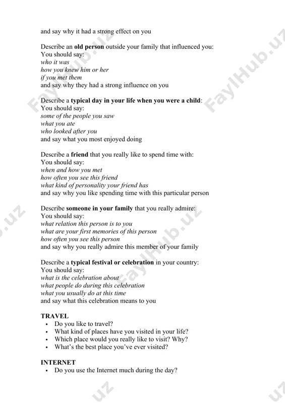 og‘zaki savol-javoblar ro‘yxati - Page 4