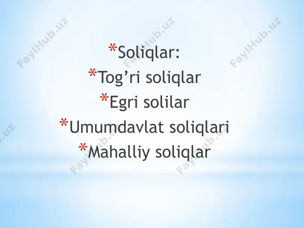 soliqlarning iqtisodiy va ahamiyati - Page 3