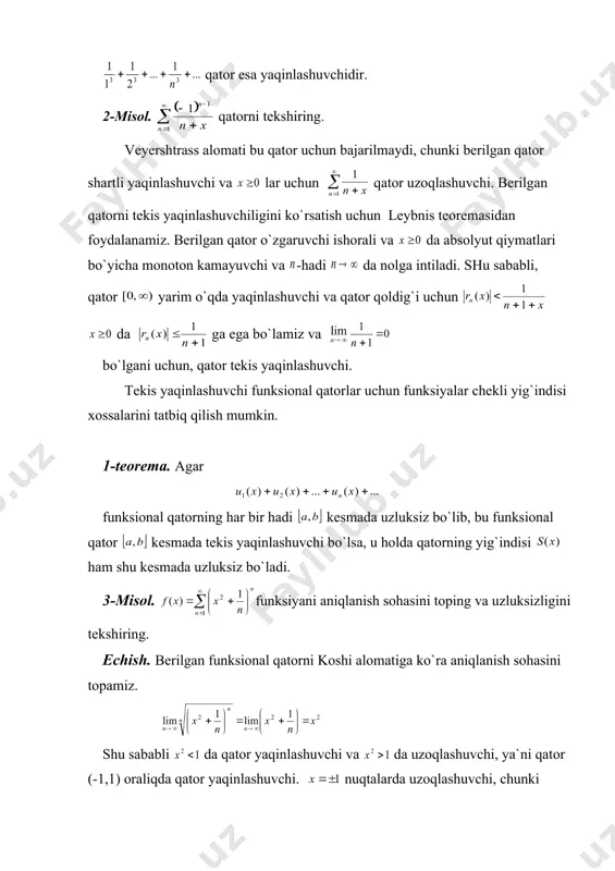 yotlаr. 1. аzlаrоv t.а. mаtеmаtik аnаliz. i,ii, jild. 1989,1992. mаnsurоv х 2. bеrmеnt а.f. krаtkiy kurs mаtеmаtichеskоgо аnаlizа dlya vtuzоv. 1971. 3. dаnkо p.е.dr. vhsshаya mаtеmаtikа uprаjnеniya i zаdаchi.1986 4. shipаchеv v. s. оsnоvh vhsshеy mаtеmаtiki. 1989. 5. shоkirоvа х. kаrrаli vа egri chiziqli intеgrаllаr. 1992 _1405506025.unknown _1405506057.unknown _1405506073.unknown _1405506090.unknown _1405506098.unknown _1405506102.unknown _1405506104.unknown _1405506106.unknown _1405506108.unknown _1405506109.unknown _1405506107.unknown _1405506105.unknown _1405506103.unknown _1405506100.unknown _1405506101.unknown _1405506099.unknown _1405506094.unknown _1405506096.unknown _1405506097.unknown _1405506095.unknown _1405506092.unknown _1405506093.unknown _1405506091.unknown _1405506081.unknown _1405506086.unknown _1405506088.unknown _1405506089.unknown _1405506087.unknown _1405506084.unknown _1405506085.unknown _1405506082.unknown _1405506077.unknown _1405506079.unknown _1405506080.unknown _1405506078.unknown _1405506075.unknown _1405506076.unknown _1405506074.unknown _1405506065.unknown _1405506069.unknown _1405506071.unknown _1405506072.unknown _1405506070.unknown _1405506067.unknown _1405506068.unknown _1405506066.unknown _1405506061.unknown _1405506063.unknown _1405506064.unknown _1405506062.unknown _1405506059.unknown _1405506060.unknown _1405506058.unknown _1405506041.unknown _1405506049.unknown _1405506053.unknown _1405506055.unknown _1405506056.unknown _1405506054.unknown _1405506051.unknown _1405506052.unknown _1405506050.unknown _1405506045.unknown _1405506047.unknown _1405506048.unknown _1405506046.unknown _1405506043.unknown _1405506044.unknown _1405506042.unknown _1405506033.unknown _1405506037.unknown _1405506039.unknown _1405506040.unknown _1405506038.unknown _1405506035.unknown _1405506036.unknown _1405506034.unknown _1405506029.unknown _1405506031.unknown _1405506032.unknown _1405506030.unknown _1405506027.unknown _1405506028.unknown _1405506026.unkn