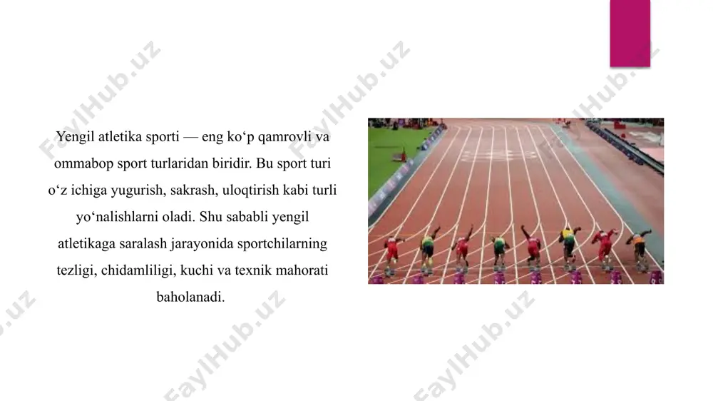 ba ijodiy uyi” toshkent- 2019 y. 472 bet 3.abdiyev sh. yengil atletikani o’qitish metodikasi toshkent: o‘quv qo‘llanma. toshkent 2020 yil. 4.abdullayev m. sport pedagogik maxoratini oshirish (yengil atletika). toshkent: darslik. cho’lpon nashriyoti 2019 yil. image1.jpeg image2.png image3.png image4.png image5.png image6.png image7.png image8.png image9.png /docprops/thumbnail.jpeg