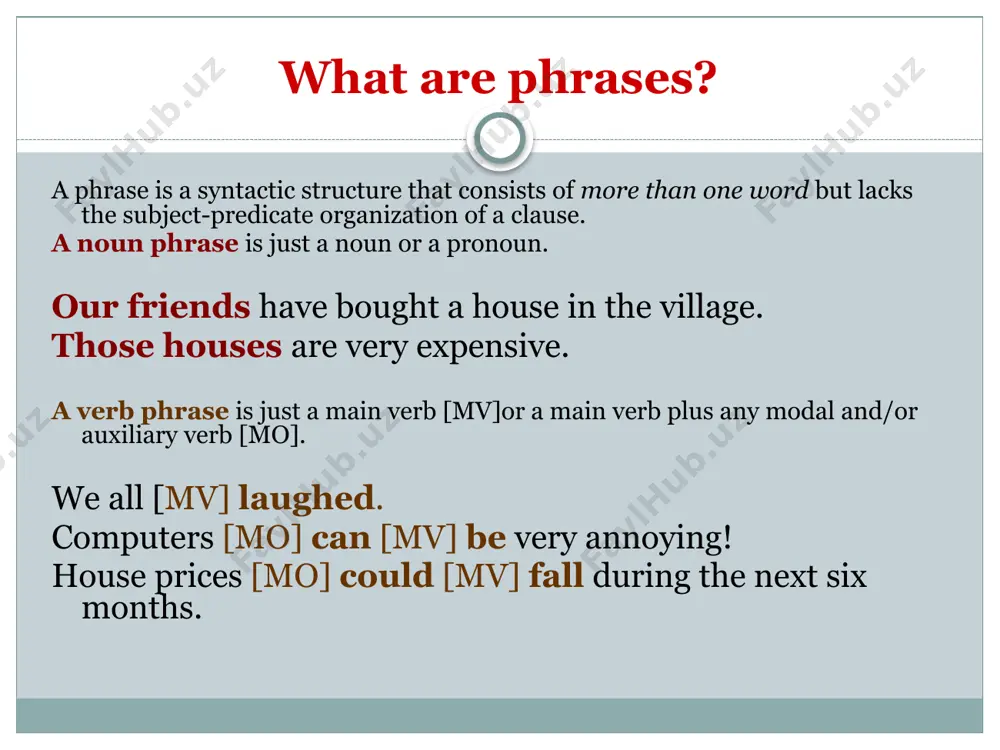 memory verb phrases - Page 4