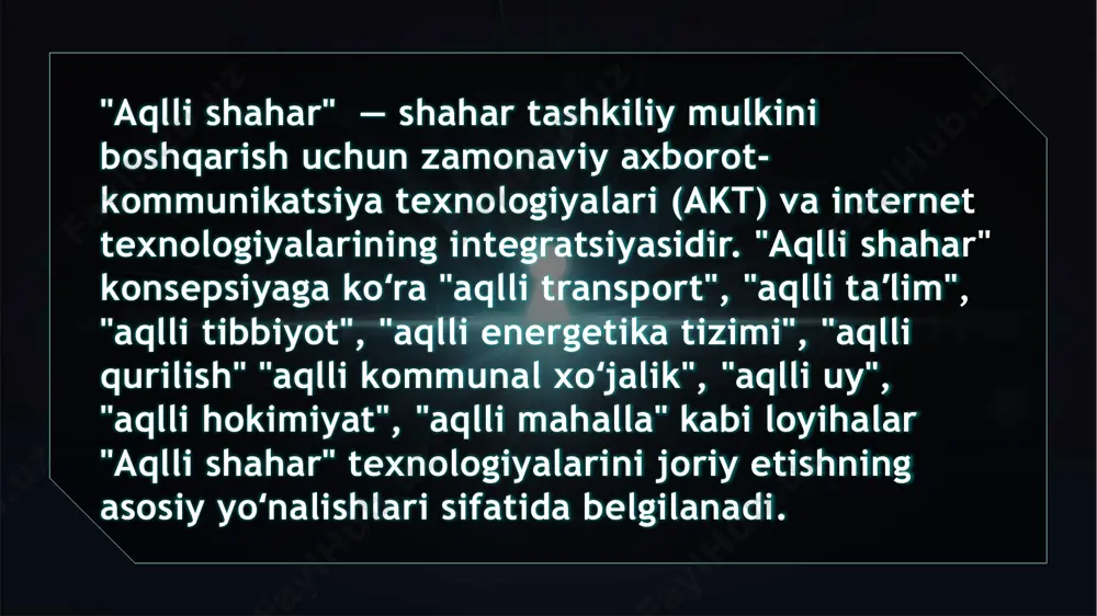 a loyihalari portfelini kengaytirish imkonini beradi, deyiladi xabarda. tomonlar shaharlarni rejalashtirish va qurilish, ko‘kalamzorlashtirish, kommunal xo‘jalik sohalarida hamkorlik bo‘yicha tadbirlar kelishib olindi. o‘zbekistonda infratuzilma va tarmoq loyihalarini amalga oshirishga qaratilgan qo‘shma loyihalashtirish va injiring markazini tashkil etish bo‘yicha kelishuv shular jumlasidan. yanvar oyida ikki mamlakat davlat rahbarlarining uchrashuvida infratuzilmani rivojlantirish, raqamli transformatsiya, innovatsiyalar, ta’lim va sog‘liqni saqlash sohalari qatorida shaharsozlikda ham birgalikda davlat xizmatchilarini tayyorlash va ularning malakasini oshirish dasturini amalga oshirishga kelishib olingandi. shavkat mirziyoyevning belgilan bergan singapur bilan yaqin istiqboldagi hamkorlikning beshta asosiy yo‘nalishidan to‘rtinchisi shahar infratuzilmasi va kommunikatsiyalarni takomillashtirishga qaratilgan. e’tiboringiz uchun rahmat! image1.jpg image3.jpg image2.jpg image5.jpg image12.png /docprops/thumbnail.jpeg