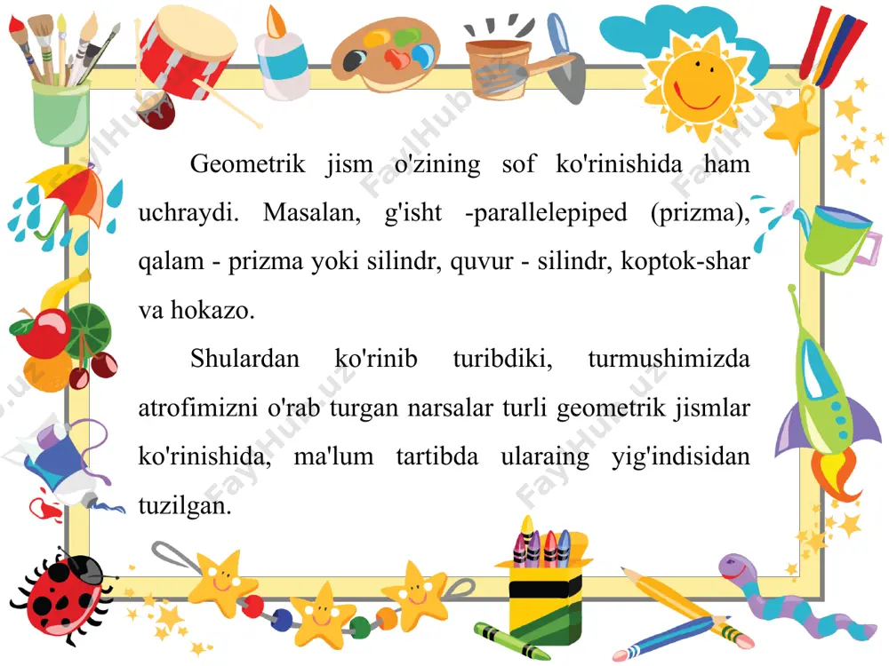 18-mavzu geometrik jismlar va ularning proyeksiyalarini yasash 8-sinf - Page 4