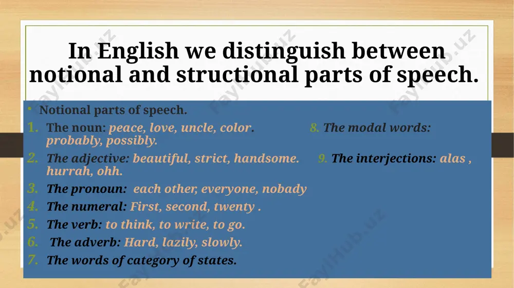 parts of speech - Page 4