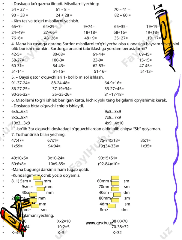 1000 ichida ko’paytirish va bo'lish - Page 4