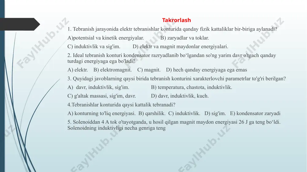 tebranishlarni grafik ravishda tasvirlash - Page 5
