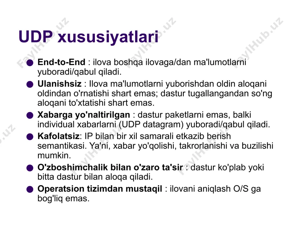 udp (user datagram protocol) - Page 4