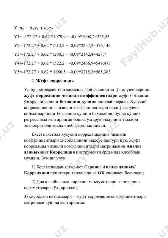 ekonometrikaga kirish fanidan labaratoriya ishi - Page 4