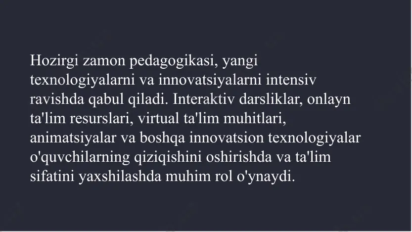 hozirgi zamon pedagogikasi - Page 5