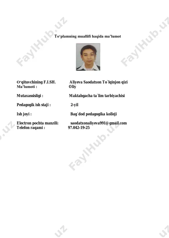 an tanishtiradi (3-ilova). ta’lim oluvchilar bilimini faollashtirish: 3. dumaloq stol orqali bilimlarni faollashtirish. (4-ilova) yangi o‘quv material bayoni: 4. inklyuziv tа’lim аsоslаri mashg‘ulotning rejasi va tuzilishiga muvofiq, o‘qitish jarayonini tashkil etish bo‘yicha harakatlar tartibini bayon etadi. asosiy holatlarni yozdiradi; inklyuziv tа’lim аsоslаri mavzusining slaydlarni power point tartibida namoyish va sharhlash bilan mavzu bo‘yicha asosiy nazariy holatlarni bayon qiladi (5-ilova). guruhga mavzu bo‘yicha o‘quv topshiriq beradi (6-ilova), topshiriqni o‘quvchilar bajarganligini aniqlash maqsadida qaytar aloqa o‘tkazadi. mustahkamlash uchun savollar berish. 5. mavzuni mustahkamlash uchun savollar berish. (7-ilova) guruh o‘quvchilar ishini o‘zaro baholashni o‘tkazadi (8-ilova), mavzuning mavzu nomi va rejasini yozib oladilar. diqqat qiladilar. savollarga javo b beradilar. guruhda dumaloq stol metodi dan foydalanadilar. mavzuni power point dasturi yordamida yoritadilar. diqqat qiladilar. oquv top shiriqni bajaradilar. guruhda taqdimot materialini tayyorlaydilar. har bir qismi bo‘yicha xulosalar qiladi , eng asosiy qismlariga e’tibor qaratadi , mavzu bo‘yicha berilayotgan ma’lumotlarni daf targa qayd etishlarini eslatadi . …