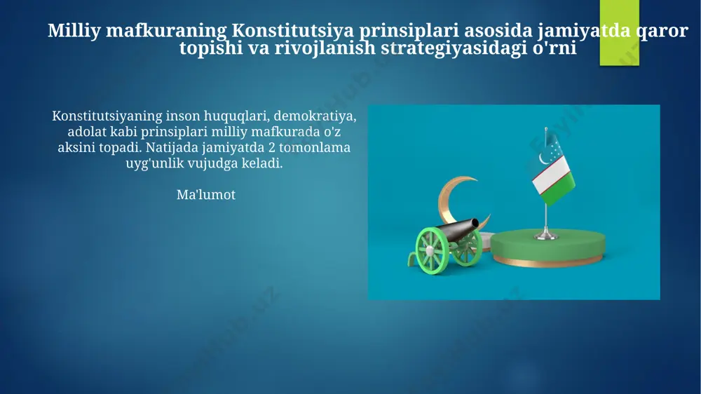 o'zbekiston respublikasining konstitutsiyasi va milliy mafkura - Page 5