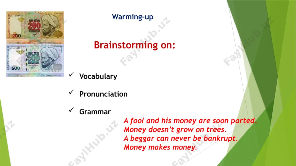 ph on a previous slide: money must hold its value over time; that is it must be a store of value. money is more liquid that most other stores of value because as a medium of exchange, it is readily accepted everywhere. furthermore, money is available in a number of convenient denominations. money also functions as unit of account, providing common measure of the value of goods and services being exchanged. knowing the value or price of a good, in terms of money, enables both the supplier and the purchaser of the good to make decisions about how much of the good to supply and how much of the good to purchase. money’s most important function is as a medium of exchange to facilitate transactions. without money, all transactions would have to be conducted by barter, which involves direct exchange of one good or service for another. money serves as …