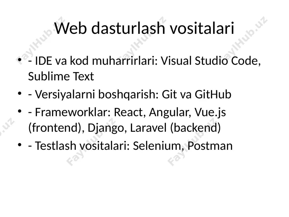 web texnologiyalar va web sahifalar - Page 4