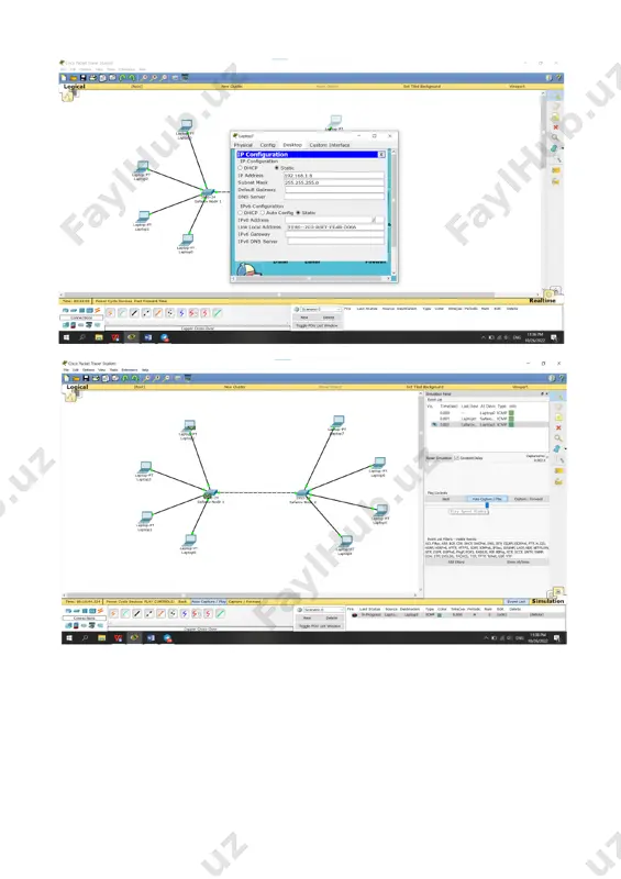 cisco packet tracer dasturida lan tarmog’ini loyihalash - Page 4