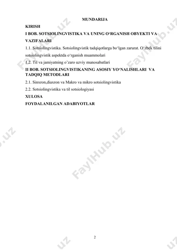 fayli vaziyatni farqlashni ham o‘z ichiga oladi. hozirgi davrda tilshunoslikda sotsiolingvistik tadqiqotlarning tez rivojlanishi strukturalizm oqimining salbiy tomonlari bilan ham bog’liqdir, chunki strukturalizm til birliklariga xos bo‘lgan shakl va ma’no birligini rad etib, faqat shaklan o‘rganishga ko‘proq e’tiborni qaratgan edi. ammo jamiyat rivojlanishi buning tamomila aksini isbotladi, yani biror tilning yashashi va rivojlanishi bu tilde gaplashuvchi xalq va jamiyat taraqqiyoti bilan uzviy bog’liq ekani ma’lum bo‘ldi. jahon tilshunosligida tadqiqotlar rossiyada, aqsh, fransiya, angliya kabi mamlaktlarda jadal suratlar bilan olib borilmoqda. xorijiy olimlar tomonidan "sotsiolingvistika" atamasining turli ta'riflari tahlil qilindi. xususan: fransuz sotsiologik maktabi —fransuz tilshunosligidagi tilni birinchi navbatda ijtimoiy hodisa sifatida talqin qilgan.tilga bunday yondashuv d. didro, j. j. russo, m. breal va p. lafarg tomonidan "inqilobdan oldin va keyin fransuz tili" kitobida bayon qilingan. til o'zgarishlarining sabablari ijtimoiy munosabatlardagi o‘zgarishlar bilan. 20-asr boshlarida parijda shakllangan. f.de sossyur va a. meyening shogirdlarini birlashtirdi. uning vakillari o. komte, e. dyurkgeymning pozitivist …