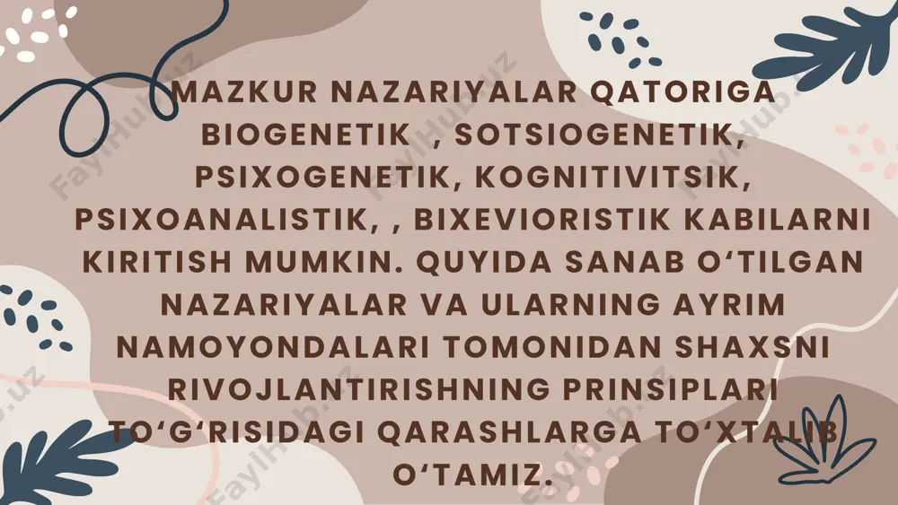 chet el psixologiyasida shaxs nazariyalari - Page 3