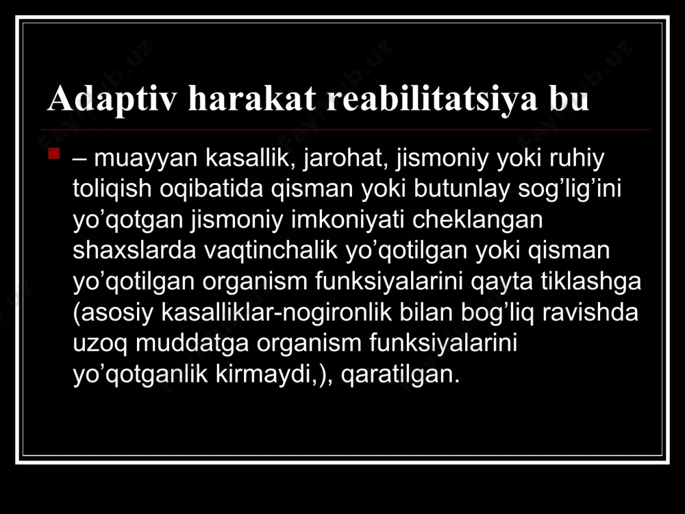adaptiv jismoniy tarbiya haqida ma'lumotlar - Page 4