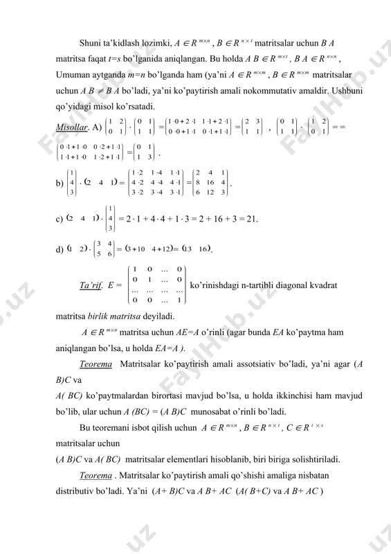 2112222332 axaxaxb axaxaxb axaxaxb ++= ì ï ++= í ï ++= î 111213 212223 313233 aaa aaa aaa æö ç÷ ç÷ ç÷ èø 1 2 3 b b b æö ç÷ ç÷ ç÷ èø 1 2 3 x x x æö ç÷ ç÷ ç÷ èø ï î ï í ì = + + = + + = - - 16 2 3 4 14 3 2 0 5 z y x z y x z y x ÷ ÷ ÷ ø ö ç ç ç è æ z y x ÷ ÷ ÷ ø ö ç ç ç è æ 16 14 0 ÷ ÷ ÷ ø ö ç ç ç è æ - - 2 3 4 3 2 1 1 1 5 ÷ ÷ ÷ ÷ ÷ ÷ ø ö ç ç ç ç ç ç è æ - - - 30 11 30 19 6 1 15 …