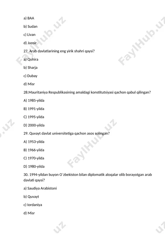 integrallashgan ingliz tili kursi nazorat testi - Page 5