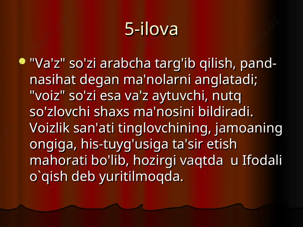 "roviylik san’ati haqida umumiy ma’lumotlar" - Page 5