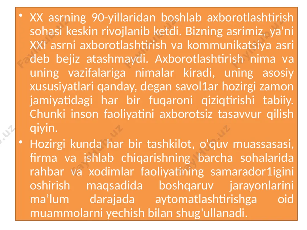 axborot texnologiyalari haqida tushuncha - Page 5