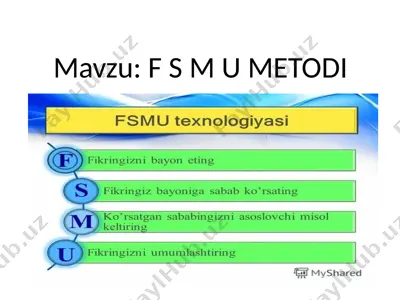 f.s.m.u. metod — PPTX
