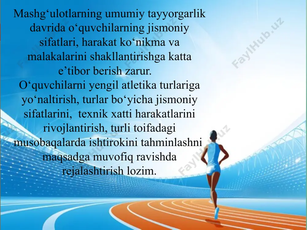yengil atletika bilan shug‘ullantirish va uni o‘rgatish asoslari - Page 5