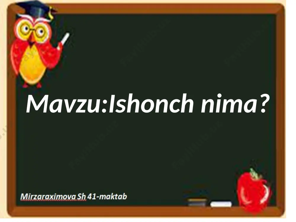 ishonch nima? - Page 2