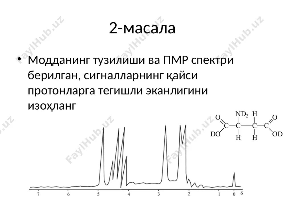 пмр спектрлари бўйича ii турдаги масалаларни ечиш - Page 4