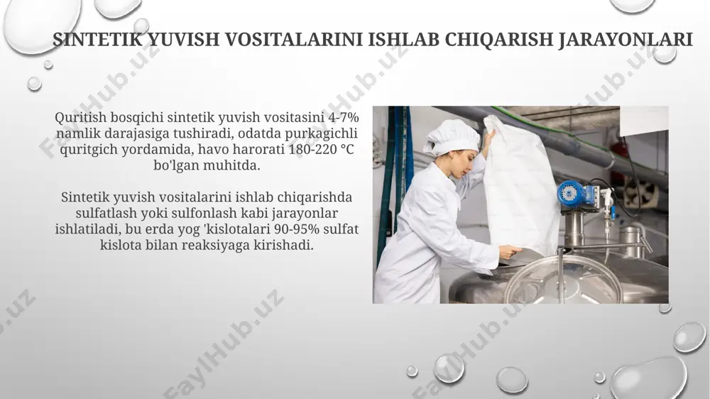 sintetik yuvuvchi vositalarni ishlab chiqarish jarayonlari va qurilmalari - Page 5
