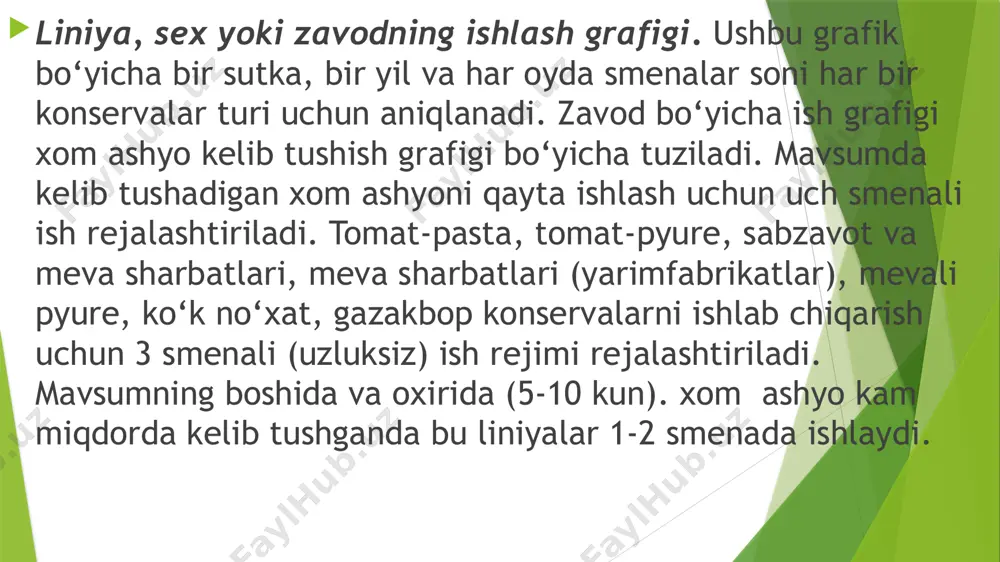 xom ashyoni zavodga olib kelish grafigi - Page 3