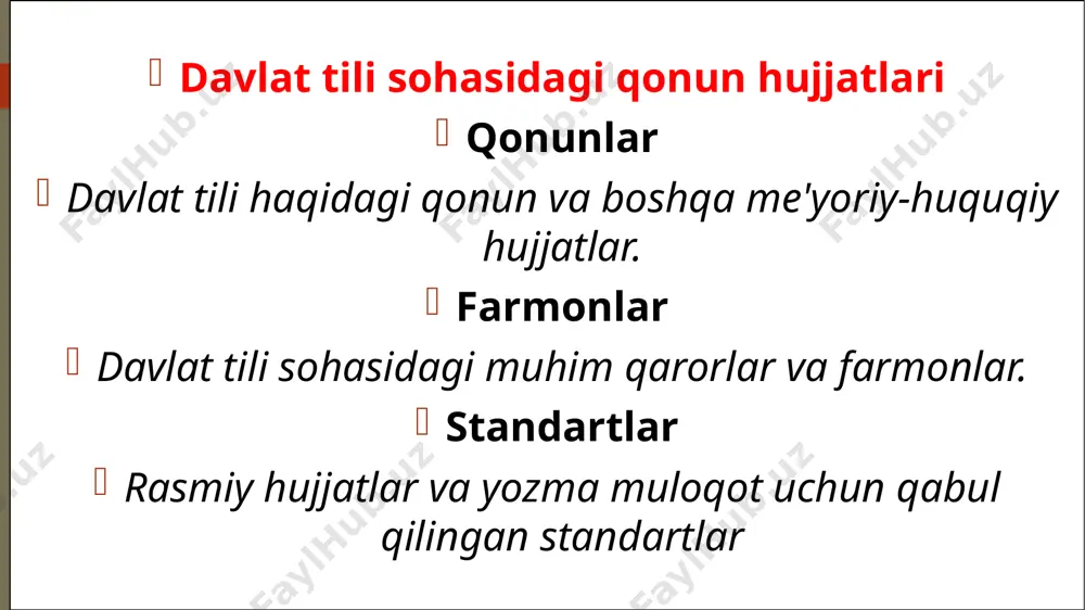 "davlat tilida ish yuritish fanining maqsadi va vazifalari" - Page 5