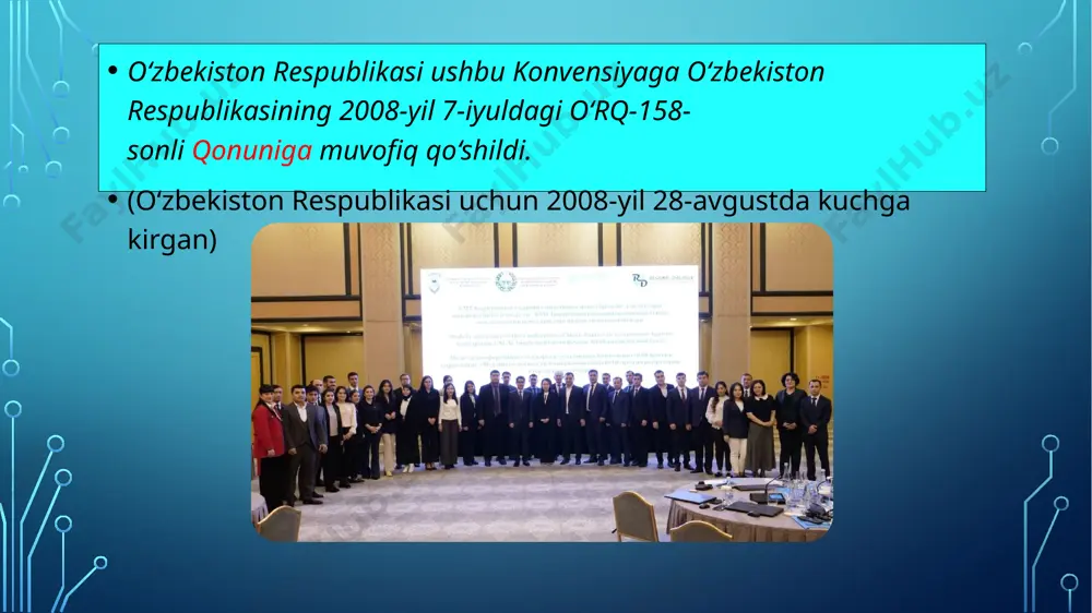 bmtning korrupsiyaga qarshi kurashish konvensiyasi - Page 4