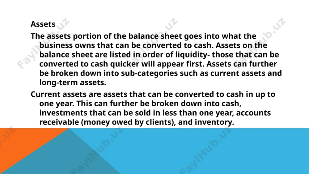 assets, liabilities va balance sheet - Page 4