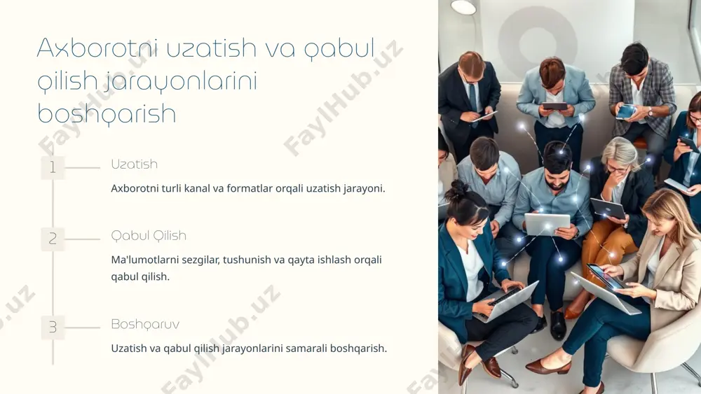 kommunikatsiya dasturlari qamrovi. maʼlumotlarni boshqarish dasturlari - Page 3