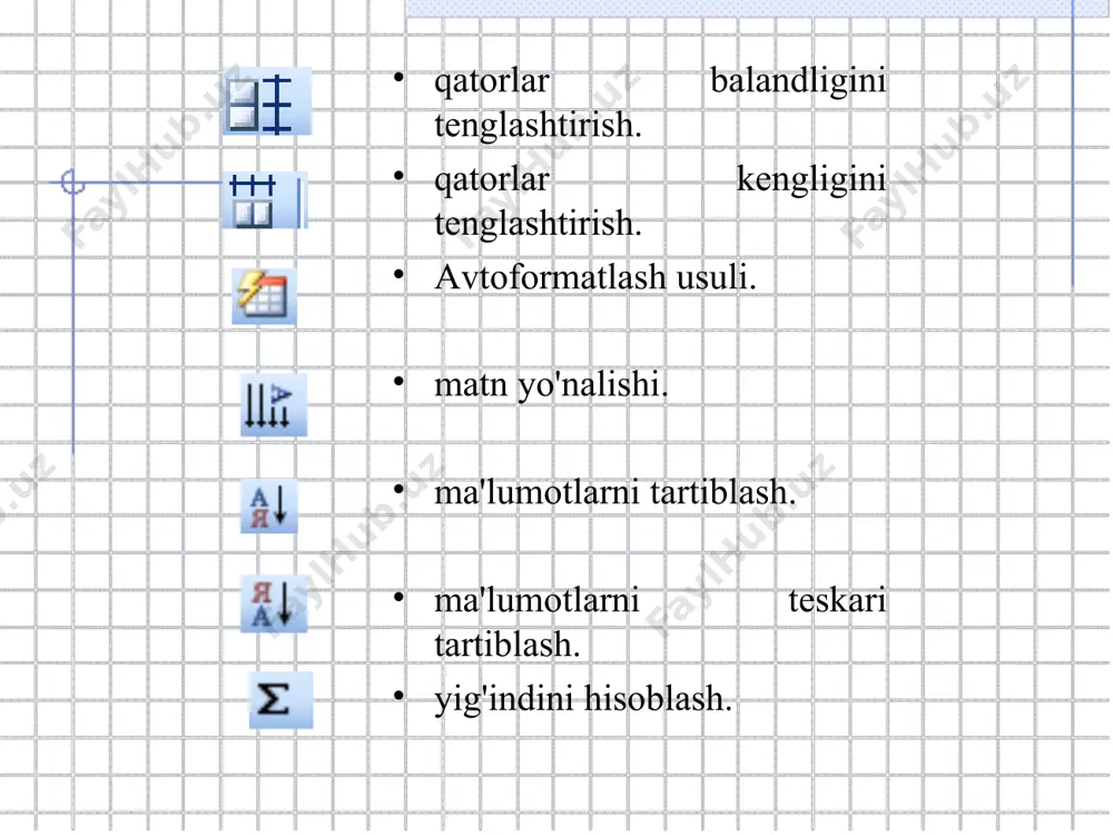 jadvallar va diagrammalar - Page 5
