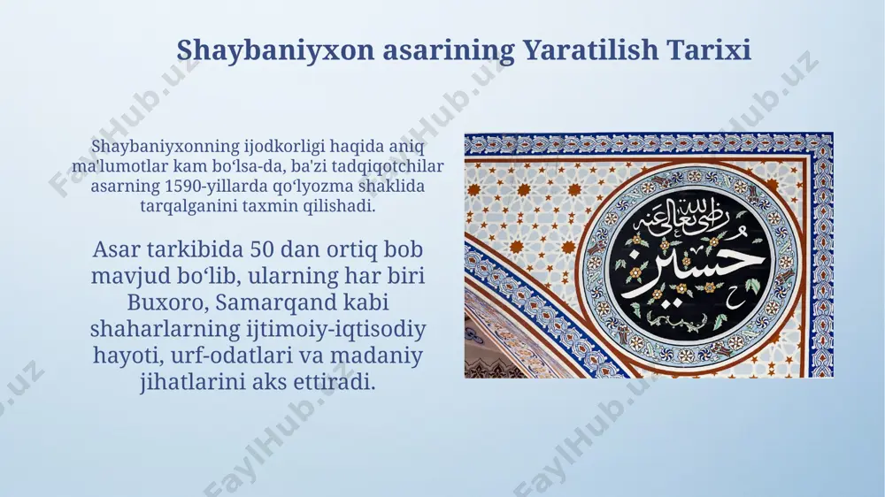 muhammad solihning “shayboniyxon” asari taqdimoti - Page 3