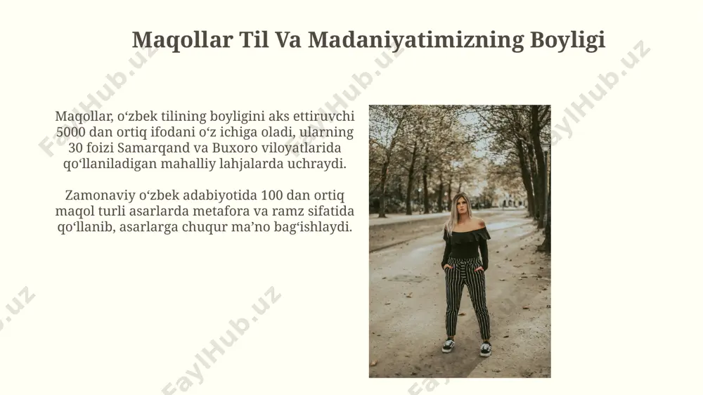 o'zbek xalq matal – nodir fikrlarning ixcham ifodasi sifatida - Page 5