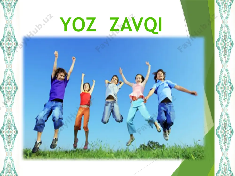 yoz zavqi - Page 2