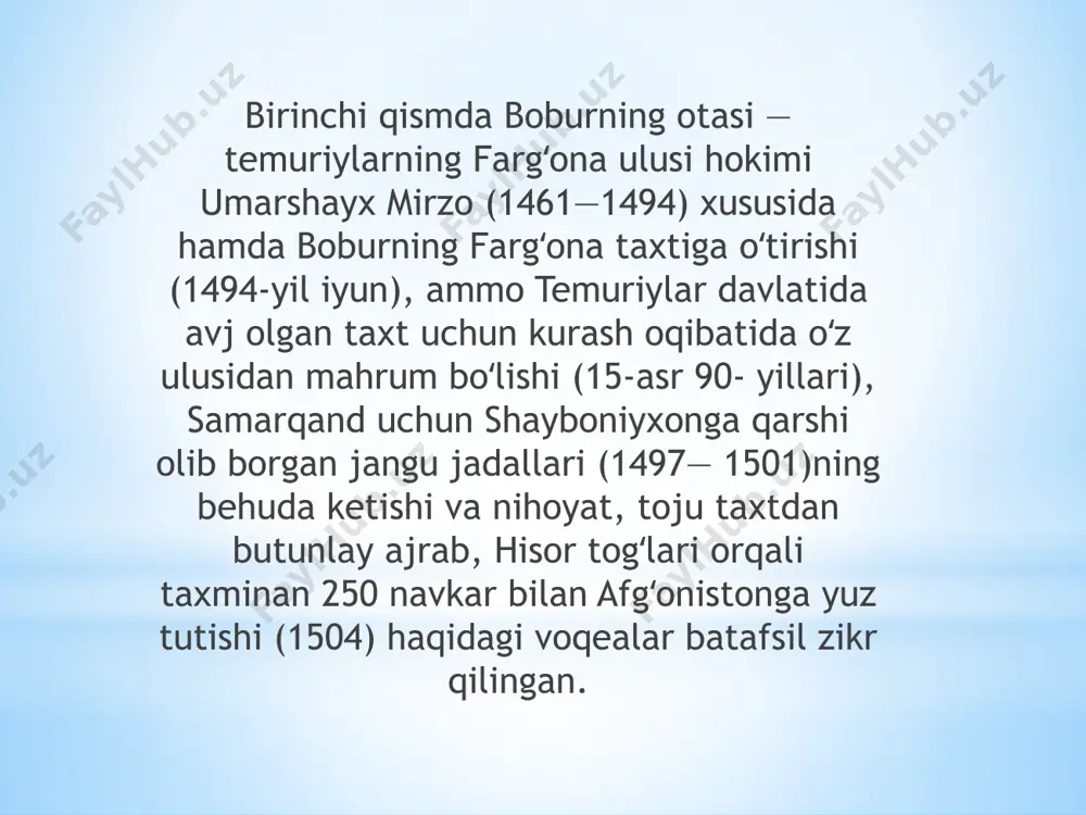 boburnomada muallifning adabiy estetik qarashlari - Page 5