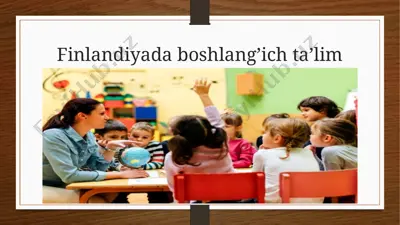 finlandiyada boshlang’ich ta’lim — PPTX