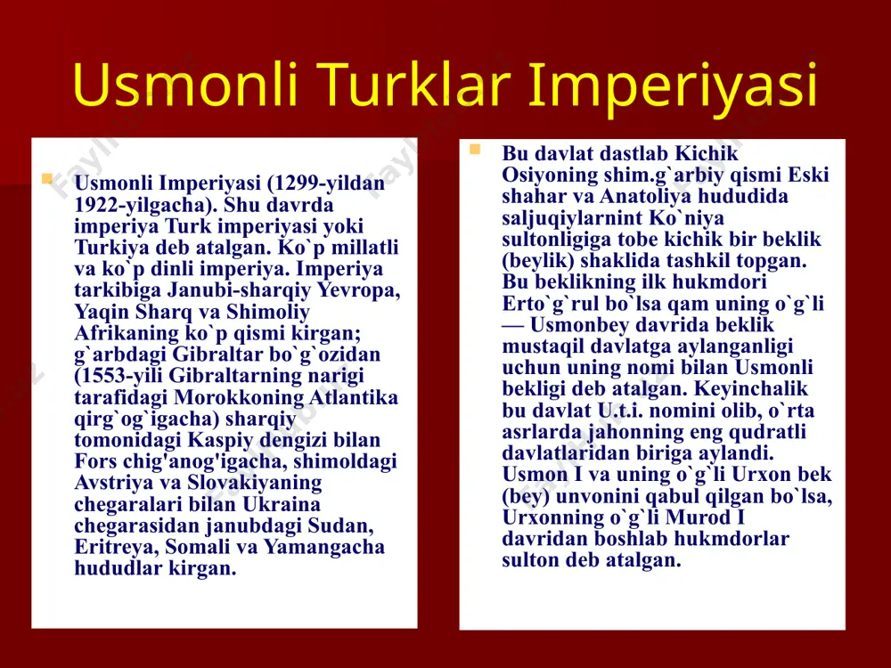 xvi-xviii asrlarda usmonli turklar imperiyasi - Page 3