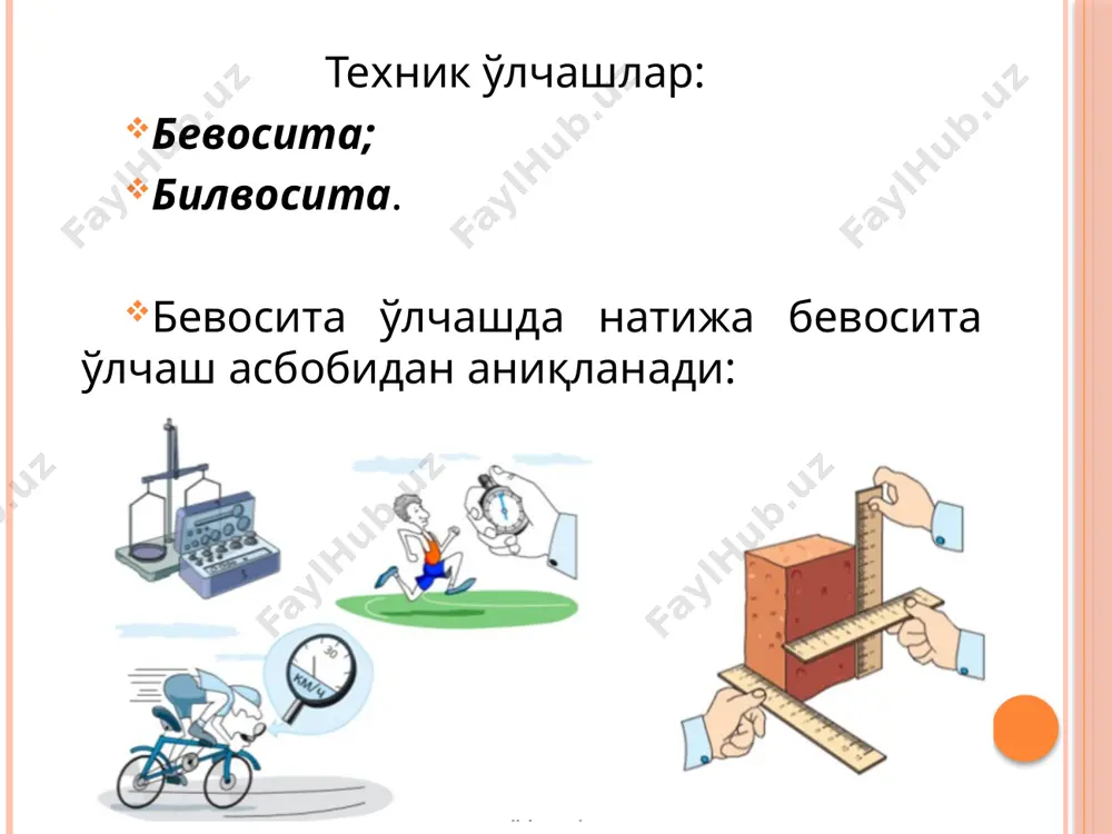улчаш. улчаш усулларининг таснифи. улчаш воситаларининг хатолиги - Page 4