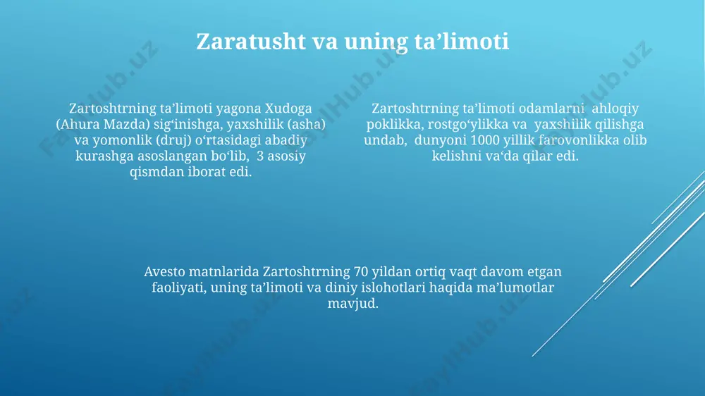 ors tili va madaniyatini chuqurroq tushunishga, 1500 yildan ortiq tarixga ega bo'lgan boy adabiyot va falsafiy meros bilan tanishishga imkon beradi. e'tiboringiz uchun rahmat @taqdimot_robot
