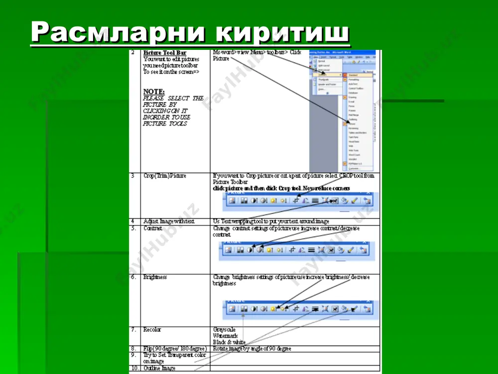 ms word ва ms excel да ишлаш - Page 4